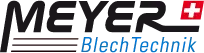 Logo Meyer BlechTechnik AG - schwarz mit transparentem Hintergrund