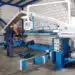 Perfekter Finisch auf Blechteilen mit der Langband Schleifmaschine im Einsatz bei der Meyer BlechTechnik AG in Grosswangen